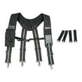 thumbnail image 3 of Kuntesetty Tool Belt Suspender 4 Point Tool Belt Harness for Carpenter Farmer Repairmen Black and Gray, 3 of 9