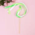 thumbnail image 3 of HONMEET Dance Ribbon Sticks 20Pcs Green Tiny Bell For Student Games, 3 of 7