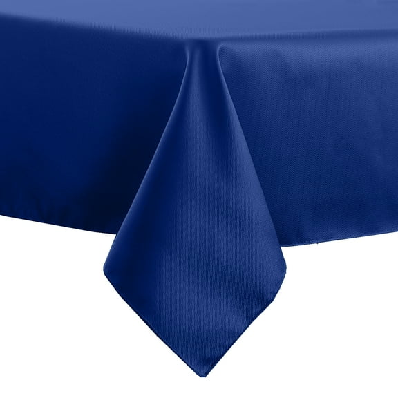 Ultimate Textile (10 Pack) Herringbone - Fandango 72 x 108-Inch Rectangular Tablecloth, Royal Blue