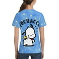 thumbnail image 3 of Sanrio Pochacco Kids T-Shirt 3d Printed Graphic T-Shirts Boys And Girls Short Sleeve Shirts For Youth Kids X-Small, 3 of 6