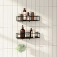 thumbnail image 3 of Umbra Cubiko Shower Bins Set of 2 Shelves Black, 3 of 10
