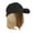 F, variant on Women's Baseball Cap with Hair Extensions 6-inch Synthetic Straight Cap Wig Adjustable Wig Cap with Hair Suitable for Daily Wear