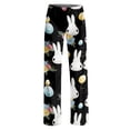 thumbnail image 4 of Easter Plus Size Pajamas for Women Holiday Elastic Waist Cute Bunny Printed Pajama Pants Easter Holiday Relaxed Fit Comfy Pants, 4 of 7
