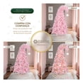 thumbnail image 2 of Árbol Navidad Pino Navideño Gorro de Santa Esquimal Rosa 1.8m + Esfera Escarchada, 2 of 6