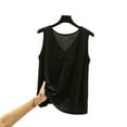 thumbnail image 4 of Cozyfort Women Plus Size Tank Top Casual Summer Tops Loose Fit Sleeveless T Shirts Trendy Crewneck Tunic Tees, 4 of 9