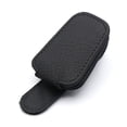 thumbnail image 1 of Scienceny Soporte para gafas de coche, Clip de cuero PU, gafas de sol para coche, almacenamiento de tarjetas, abrazadera, colgador, funda de Automoción decorativa y accesorios Negro, 1 of 6