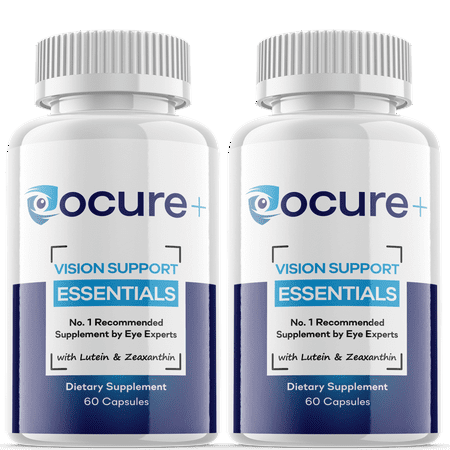 (2 Pack) Ocure+ - Revolutionary Advanced Vision Matrix Formula - Supports Healthy Vision - Dietary Supplement for Eyes Sight - 120 Capsules