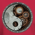 thumbnail image 3 of CafePress - Steampunk Yin Yang T Shirt - Men's Classic Graphic Cotton T-Shirt, 3 of 4