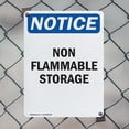 thumbnail image 5 of (2 Pack) Non Flammable Storage OSHA Notice Sign 18 Inch X 24 Inch Indoor / Outdoor Rust-Free Aluminum Metal Signs for Workplace, Workshop, and Construction Site, Made in the USA, 5 of 8