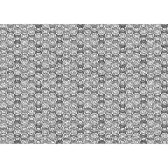 Ahgly Company Machine Washable Indoor Rectangle Transitional Gray Area Rugs, 2' x 5'