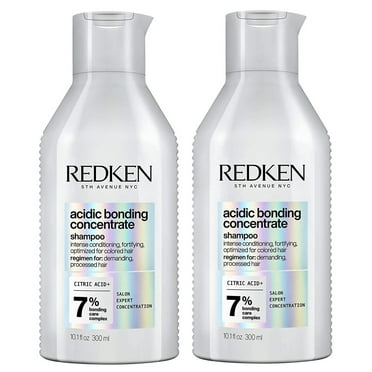 Redken Acidic Bonding Concentrate Shampoo for Damaged Hair 10.1 fl oz (Set of 2)