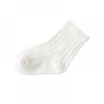 thumbnail image 4 of 0-5T Baby Solid Striped Casual Quarter Socks for Infant Toddler Kid Girls and Boys, 4 of 6