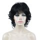 thumbnail image 1 of Aimole Peluca corta y rizada negra, pelo sintético, pelucas completas para mujer, negro Natural, 1 of 3