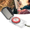 thumbnail image 1 of Portable Map Compass, Reflector Multifunctional Slope Meter Flip Design Map Directional Compass Accurate  for Hiking, 1 of 7