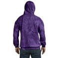 thumbnail image 2 of Adult Tie-Dyed Pullover Hooded Sweatshirt - SPIDER PURPLE - L, 2 of 2