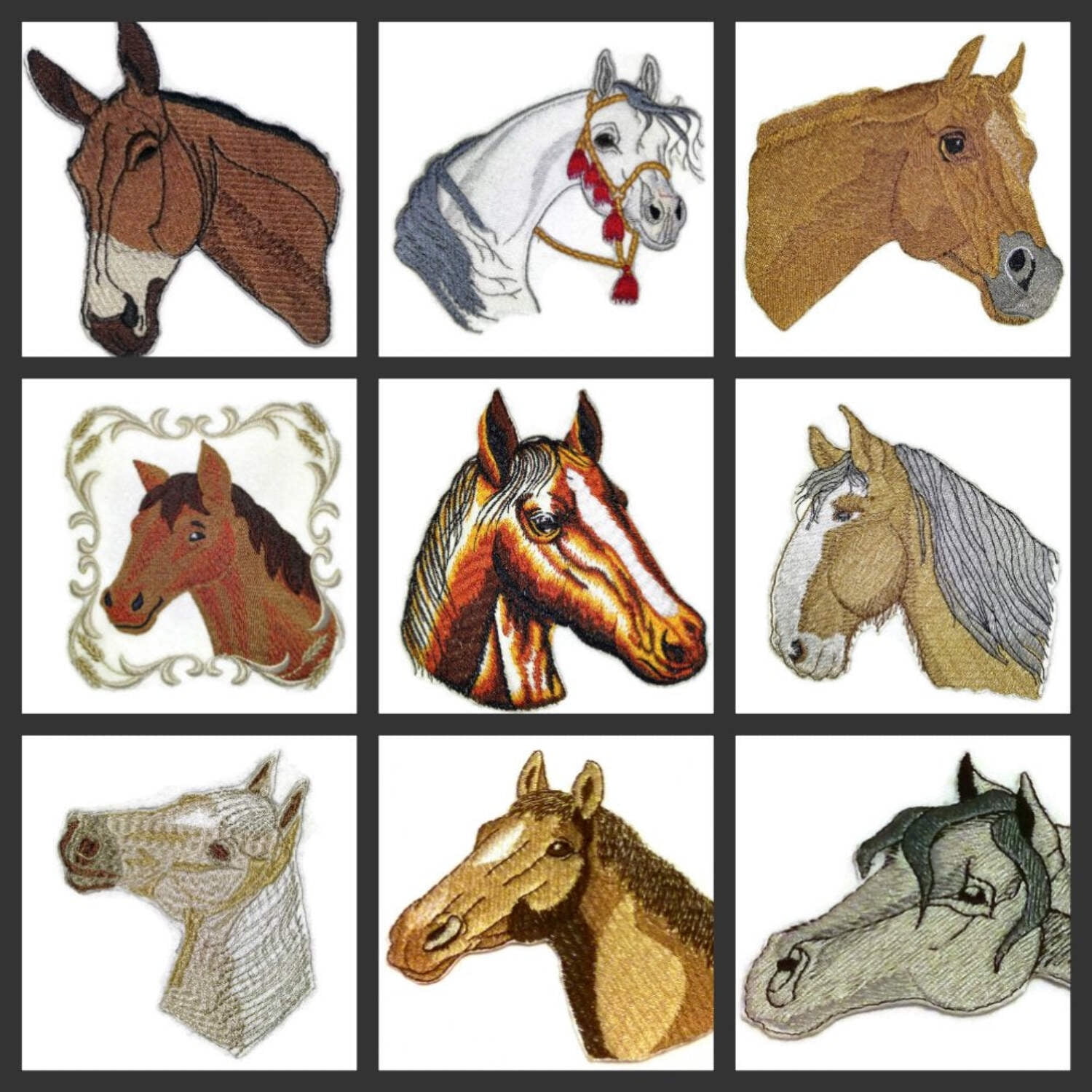 Custom and Unique Spirit of Stallions [Saddle Bronco ] [Custom and Unique] Embroidered Iron on/Sew patch [8.5" 8.5"]