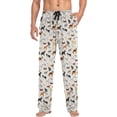 thumbnail image 4 of GZHJMY Cartoon Dogs1 Men's Pajama Pants, Soft and Comfortable Lounge Sleep Bottoms with Pockets, Men's Sleepwear with Custom Print, XX-Large, 4 of 7