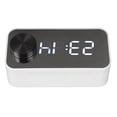 thumbnail image 4 of Speaker Multifunction Noise Cancelling Temperature Display Voice Broadcast FM Radio Mirror Alarm Clock for Home Office Desk Decor, 4 of 7