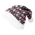 thumbnail image 5 of Fluffy Christmas Santa Hat for Adults Cute Christmas Santa, Soft Plush Party Hat for Holiday Events, Seasonal Gatherings & Festive Family Photos, 5 of 5