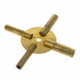 thumbnail image 2 of Universal Tool Antique Grandfather Brass Clock Key 4 Prongs - Odd Numbers, 2 of 6