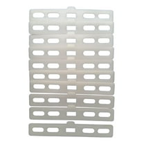 10 Pack Vertical Blind Fabric Hanger Inserts for Top of Fabric Vanes