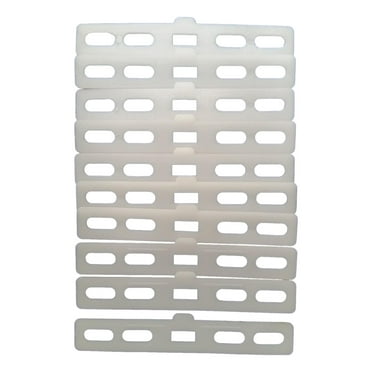 10 Pack Vertical Blind Fabric Hanger Inserts for Top of Fabric Vanes