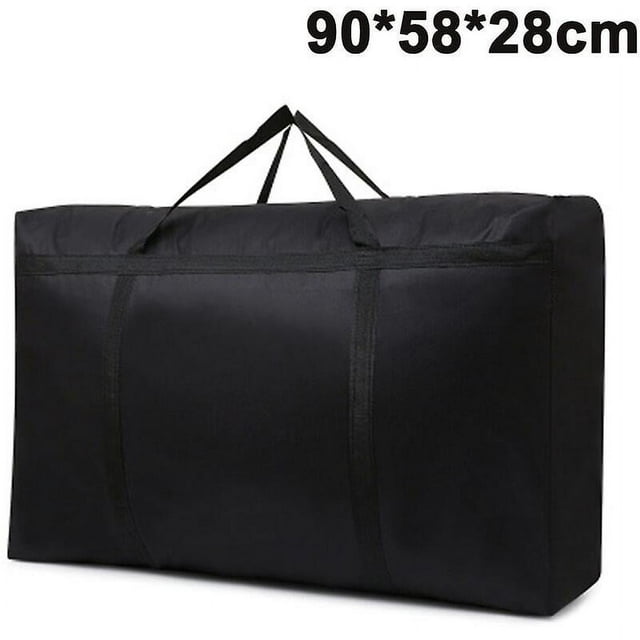 Bolsa De Almacenamiento De Edredón Grande Con Cremallera De 150 L, Bolsa De Almacenamiento De Ropa Plegable Con Asa Reforzada, Bolsa De Almacenamiento Debajo De La Cama Para Ropa De Cama, Manta, Tel