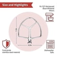 thumbnail image 3 of Batteur Plat en Acier Inoxydable, compatible avec la version de Batteur sur Socle KitchenAid 7QT, 3 of 4