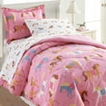 thumbnail image 3 of Wildkin Kids 100% Cotton Percale Standard Pillowcase for Boys and Girls - 30 x 20 Inches Inches (Horses Pink), 3 of 9
