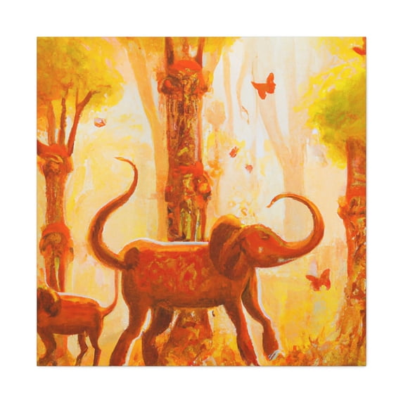 Elephant in Magnificence - Canvas