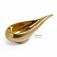 thumbnail image 3 of Amazing Rugs, LLC Teardrop Decorative Dish in Porcelain with Polished Chrome Finish, 3 of 3