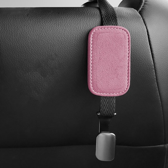 Ikohbadg Multi-functional Car Hook for Seat Back, Rear Leather Storage Supplies, Convenient Small Hook for Bags, Groceries, or Personal Items, Ideal Car Organizer Accessory
