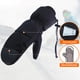 thumbnail image 5 of Manoplas de esquí de invierno para hombres y mujeres - Manoplas de nieve cálidas para climas fríos - Diseñados para snowboard, esquí, palear - Guantes impermeables, 5 of 6