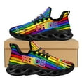 thumbnail image 1 of Zapatillas de deporte con labios sensuales y degradados para mujer, antideslizantes, de punta redonda, resistentes a la suciedad, para otoño e invierno,, 1 of 6