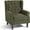 S-Green, variant on DREAMSIDEA Wingback Accent Chair Set of 2 Upholstered Arm Chair High Back Chair Living Room with Solid Wood Frame, Button-Tufted Green
