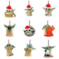 thumbnail image 3 of Colgante navideño Decoraciones para árboles de Navidad ?Disney Yoda, 3 of 4