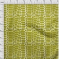 thumbnail image 3 of oneOone Polyester Lycra Lime Green Fabric Snake Animal Skin Quilting Supplies Print Sewing Fabric By The Yard 56 Inch Wide, 3 of 4