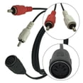 thumbnail image 2 of Yammee 5Pins DIN Female To 2 RCA Male PlugStereo Adapters Cable 1.5M Converters, 2 of 10