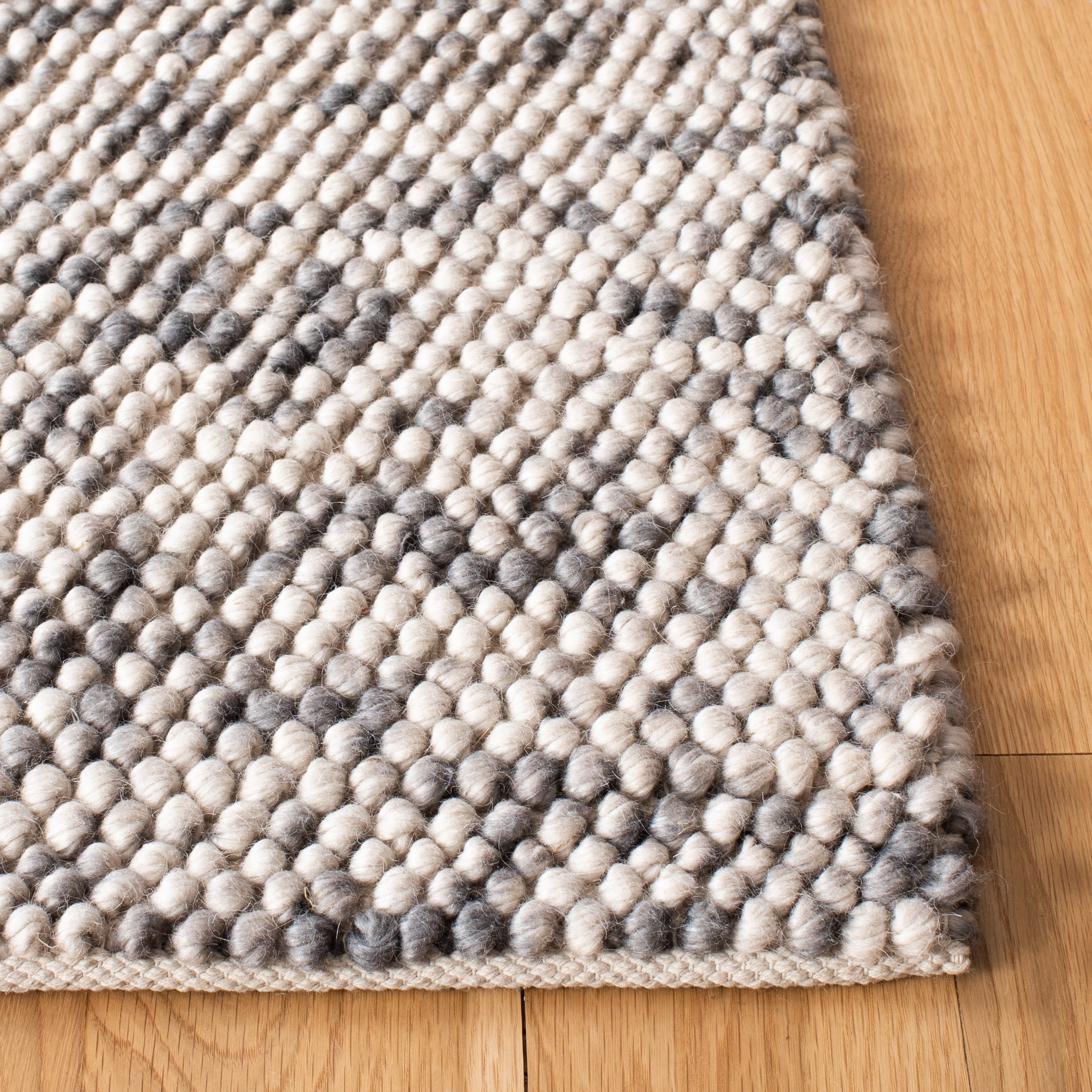 SAFAVIEH Natura Jack Distressed Runner Rug, Grey/Beige, 2'3" x 9'