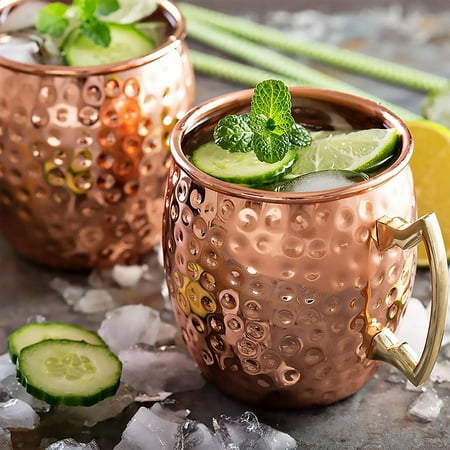 

Mule Mug Mini 2-Ounce Stainless Steel Moscow Mule Mug Espresso Mini Mugs Copper Plated Mug Shot Mugs Set of 4