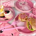 thumbnail image 4 of Juego de Vajilla de Cerdo Rosa para Cumpleaños para Niños, 4 of 6