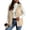 01-Beige, variant on Diufon Long Vest for Women Sleeveless Fleece Hoodie Open Front Cardigan Solid Color Cozy Warm Jackets