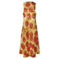 thumbnail image 5 of pizza Long Dress Casual dresses women party dresses, 5 of 6