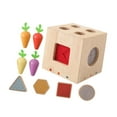 thumbnail image 4 of Cubo de clasificación de formas,Cubo de actividades para bebés,juguete de madera para centro de actividades,Juguetes Montessori Juguetes clasificadores de formas Juguetes a juego,Caja de, 4 of 9