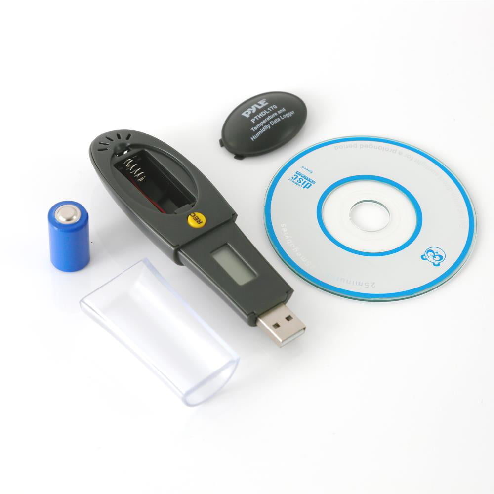 Pyle USB Data-Logger Digital Barometer/Hygrometer/Thermometer/Barometric Meter 