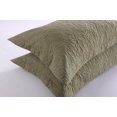 thumbnail image 3 of Marcielo Juego de fundas de almohada bordadas de 2 piezas, fundas de almohada decorativas de microfibra, tamaño estándar, salvia, 3 of 5