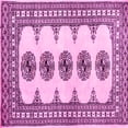 thumbnail image 1 of Ahgly Company Indoor Square Persian Pink Traditional Area Rugs, 7' Square, 1 of 4