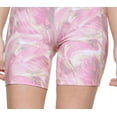 thumbnail image 3 of Calvin Klein Women's Printed Side Pocket Bike Shorts Pink Size Small, 3 of 3