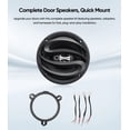 thumbnail image 4 of Altavoces de puerta con audio para coche Seventour 6.5 de 3 vías para Toyota, 4 of 9