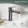 thumbnail image 6 of Yulika 36" Freestanding Farmhouse Bathroom Vanity Set with Integrated Ceramic Sink, Faucet & Drain Included, Rustic Wood Cabinet, 6 of 11